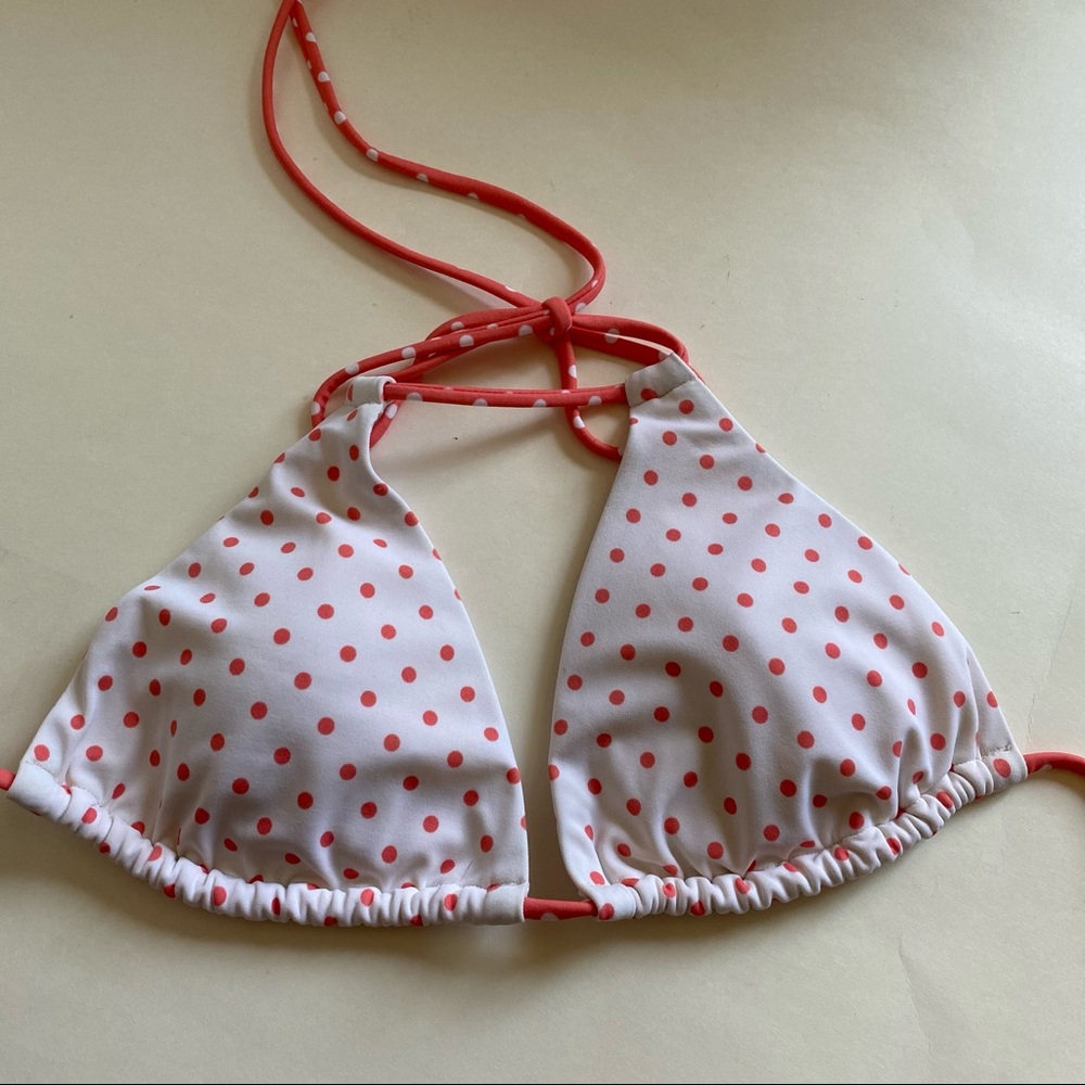 Victoria’s Secret polka dot  bikini top